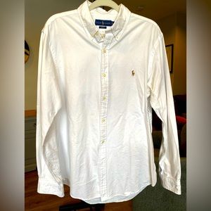 Men’s Ralph Lauren -The cotton oxford shirt - White